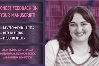 give honest feedback on your manuscript