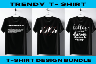 do creative trendy t shirt design