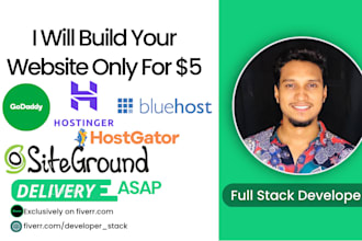 create a wordpress website on hostinger