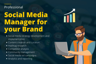 be professional social media manager for your brand