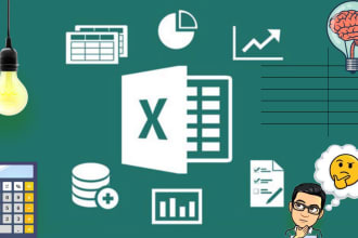 do excel advance task using power pivot, tables , graph and dashboard