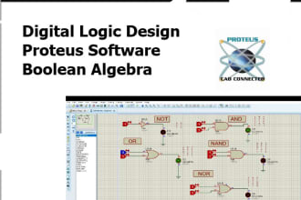 do digital logic design dld and proteus, boolean algebra