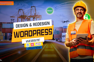 design logistics and dispatch website for transport, shipping, moving solutions