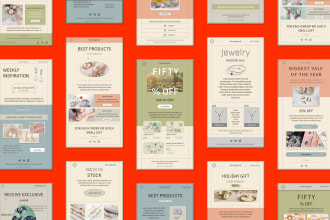 code or design responsive html email template or newsletter