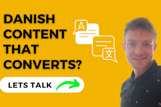 do awesome  facebook ad copy in danish