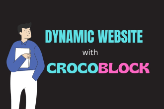 design dynamic website with jet engine and crocoblock