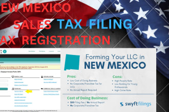 do nm sales tax registration without ssn,itin in 24 hrs