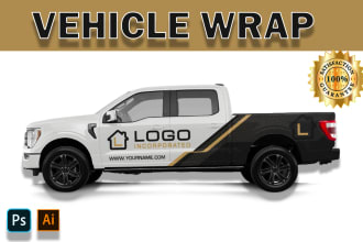 make luxury and professional graphic vehicle wrap design