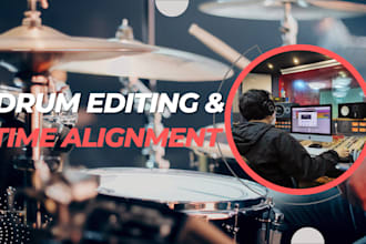 edit and time align your rock and metal drums