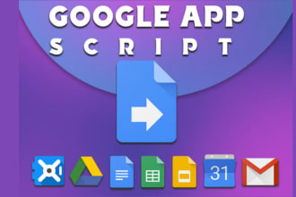 automate google sheets, gsuite, gmail, drive, form, slides with app script