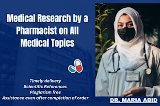 help in pharmacology, pharmacy medical, and nursing projects as a pharmacist