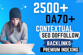 provide high quality contextual seo dofollow backlinks