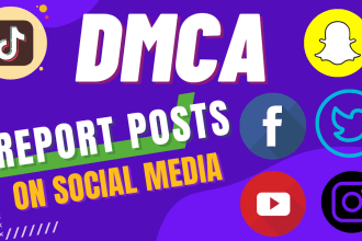 report to takedown the post of facebook, instagram, youtube, tiktok and twitter
