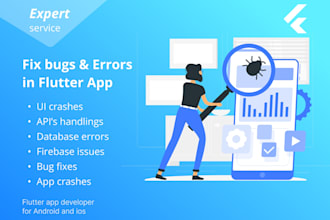 fix bugs in flutter android ios apps