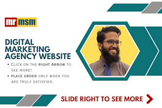 create a digital marketing agency or ad agency website