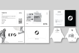 create an awesome brand kit and product insert design