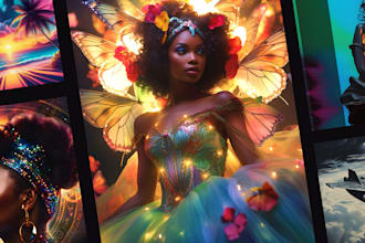 create stunning ai art in midjourney or stable diffusion within 24 hours