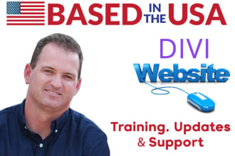 train you in divi website, do updates or site maintenance
