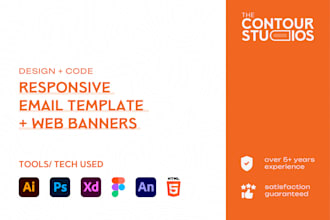 design and code responsive email marketing templates and banners