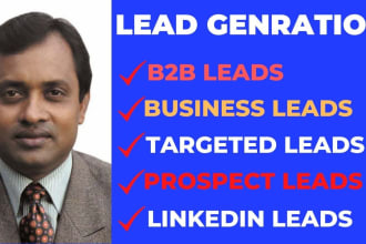 do b2b lead generation and build prospect email list