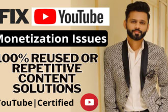 fix youtube reused or repetitive content problem for monetization