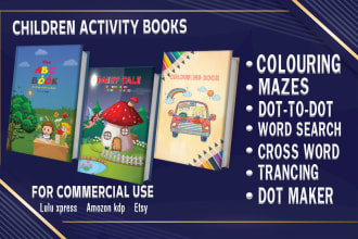 design children activity books worksheets and coloring pages