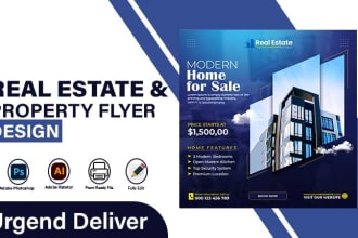 real estate flyer, business flyer, real estate, property flyer