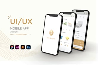 do creative UI UX mobile app design