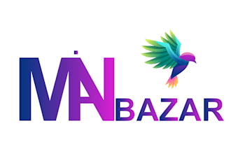 do unique and text based logo design for business