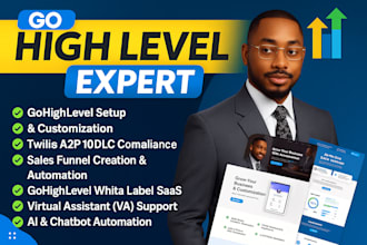 gohighlevel expert a2p 10dlc automation gohighlevel saas virtual assistant CRM
