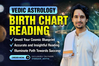 do accurate reading of natal birth chart by vedic astrology