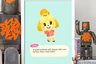 make custom animals art of your choice