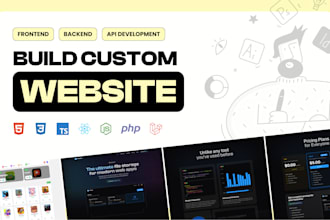 do website development, full stack web developer, php laravel react node js