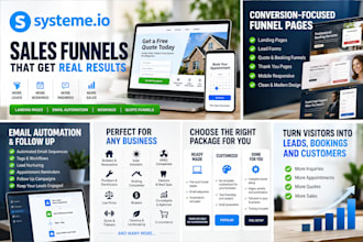 create a systeme io sales funnel with email automation