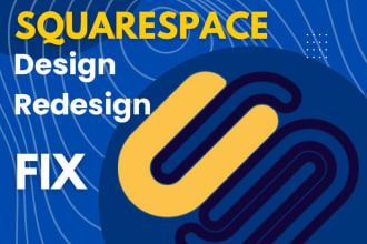 design ,redesign or update responsive squarespace websites