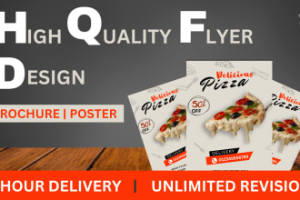 do a mouth watering food flyer design
