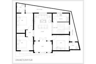 draw 2d floor plan and elevation for you in autocad