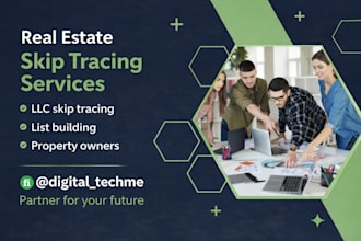 provide accurate real estate skip tracing services in USA