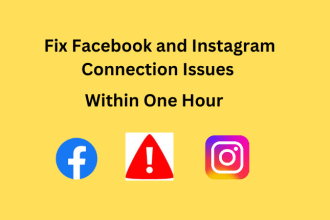fix facebook and instagram integration or connection issues