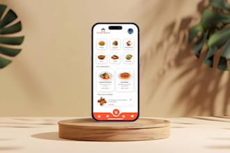 design a restaurant or food delivery app UI UX