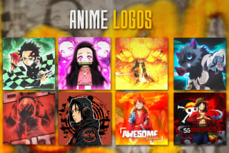 design an awesome anime, vector, and gaming logo for you