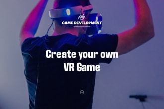 create a VR game or application in unity