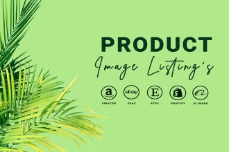 design product listing images and infographic images for you