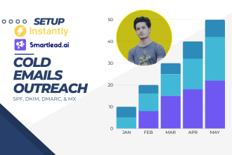 setup smartlead or instantly account for cold email outreach