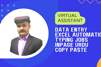 be your reliable virtual assistant for data entry and website copywriting