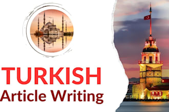 write a unique turkish article