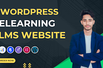 develop elearning wordpress website with learndash lms