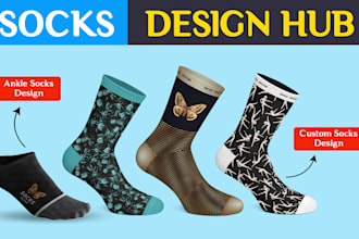 create unique socks design for you