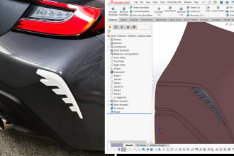 design vehicle and automotive parts for 3d printing