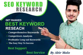 do SEO keyword and competitor research for google rankings